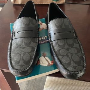 Coach dress shoe black